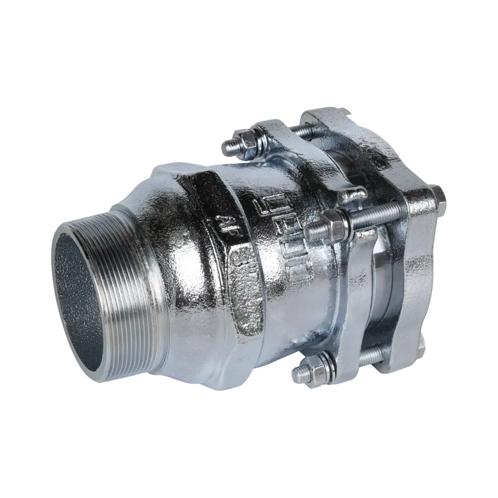 Temperguss Klemmverbinder für Stahlrohr - Typ AF - mit NBR-Dichtung