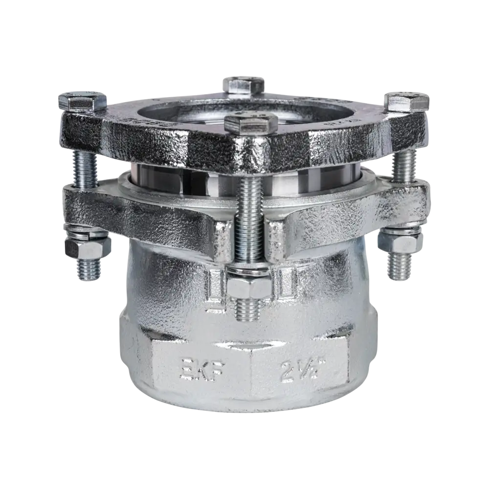 Temperguss Klemmverbinder für Stahlrohr - Typ EKF - mit NBR-Dichtung