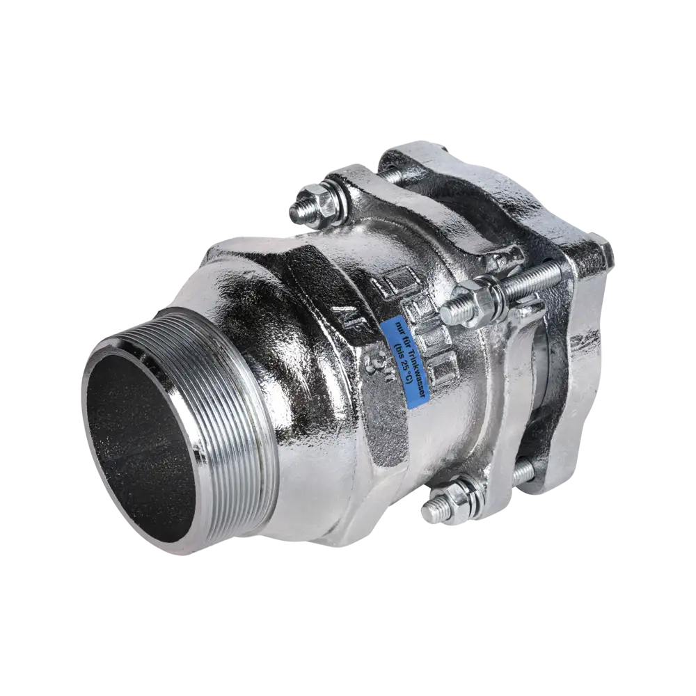 Temperguss Klemmverbinder für Stahlrohr - Typ AF - mit EPDM-Dichtung