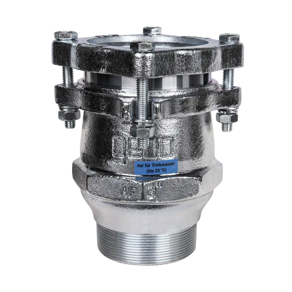 Temperguss Klemmverbinder für Stahlrohr - Typ AF - mit EPDM-Dichtung