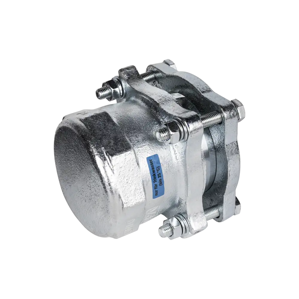 Temperguss Klemmverbinder für Stahlrohr - Typ EKF - mit EPDM-Dichtung