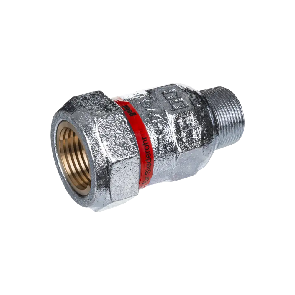 Temperguss Klemmverbinder für Siederohr - Typ A - mit NBR-Dichtung