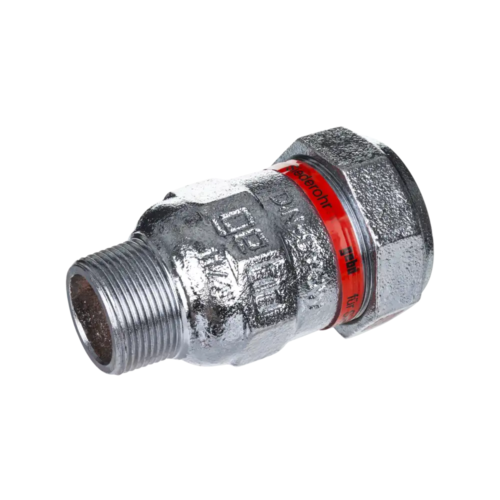 Temperguss Klemmverbinder für Siederohr - Typ A - mit NBR-Dichtung