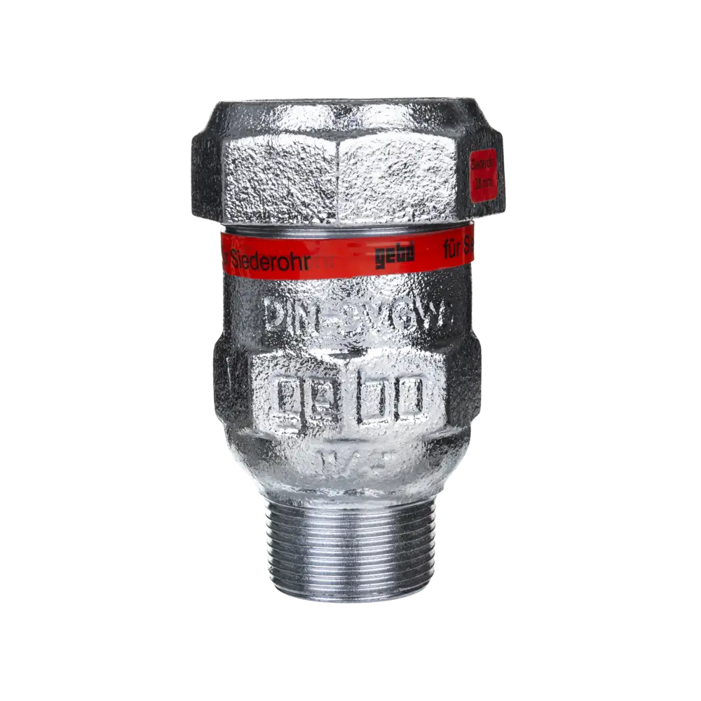 Temperguss Klemmverbinder für Siederohr - Typ A - mit NBR-Dichtung