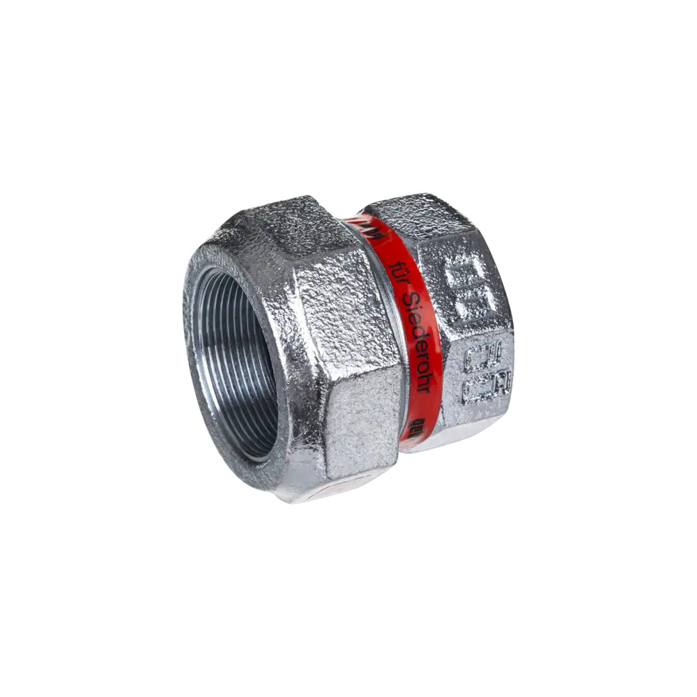 Temperguss Klemmverbinder für Siederohr - Typ EK - mit NBR-Dichtung