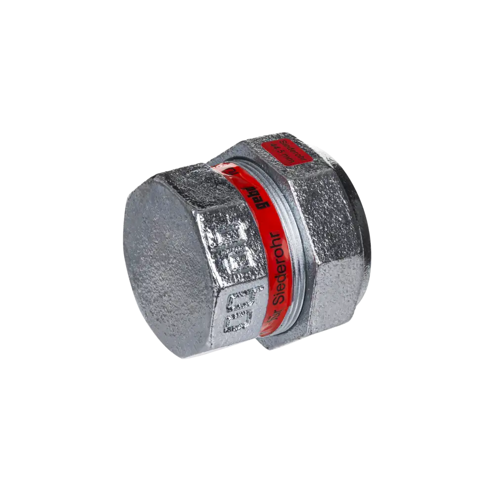 Temperguss Klemmverbinder für Siederohr - Typ EK - mit NBR-Dichtung