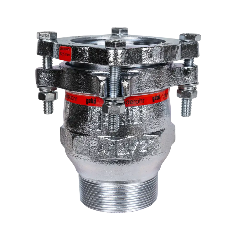 Temperguss Klemmverbinder für Siederohr - Typ AF - mit NBR-Dichtung