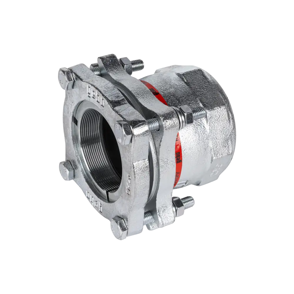 Temperguss Klemmverbinder für Siederohr - Typ EKF - mit NBR-Dichtung