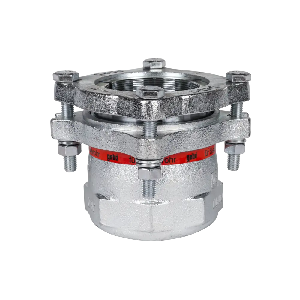 Temperguss Klemmverbinder für Siederohr - Typ EKF - mit NBR-Dichtung