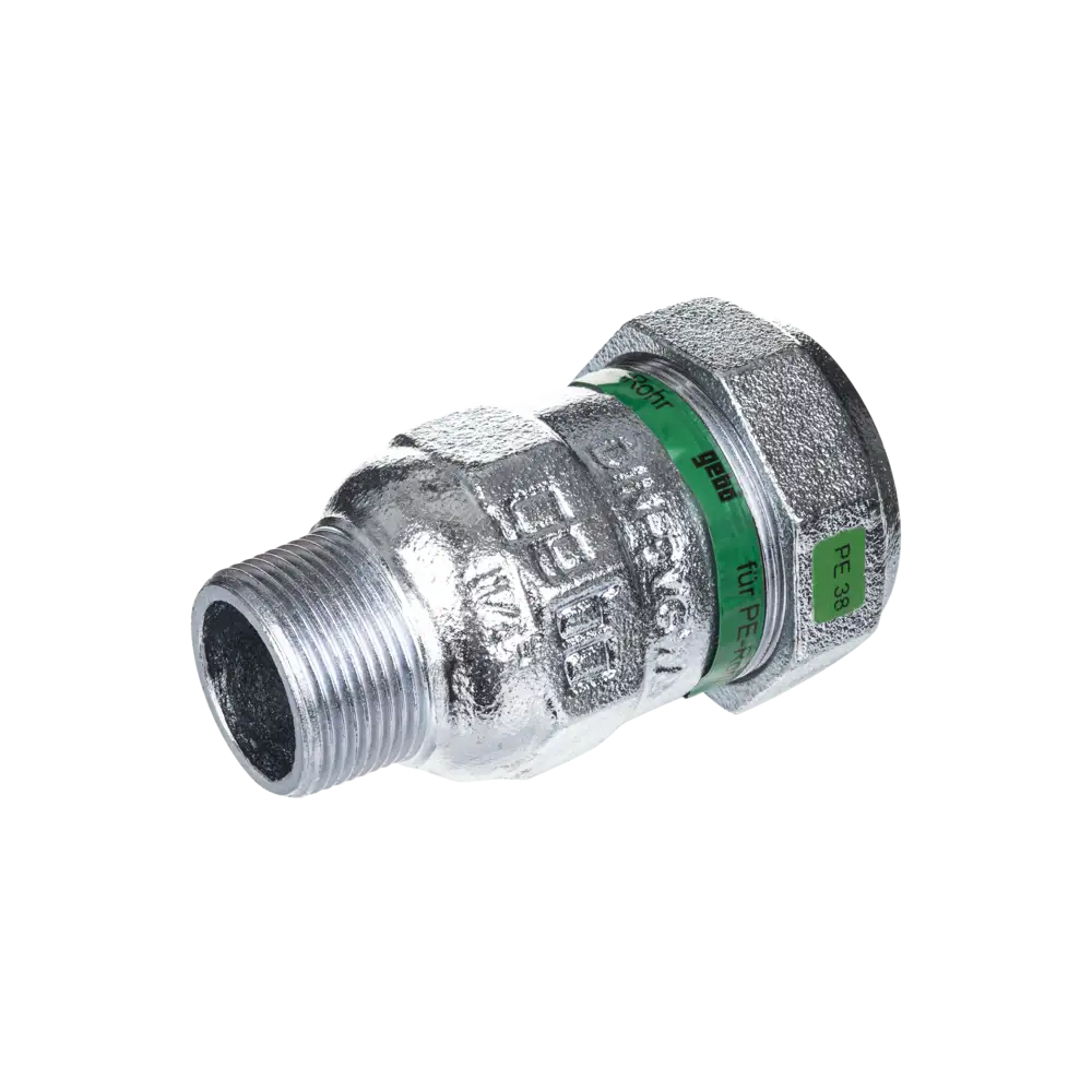 Temperguss Klemmverbinder für PE - Rohr - Typ A - mit NBR-Dichtung