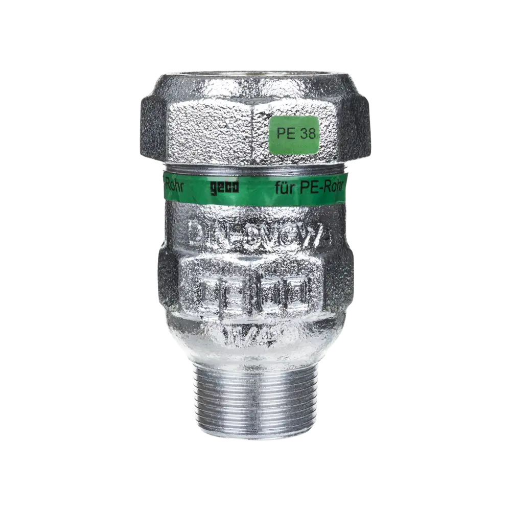 Temperguss Klemmverbinder für PE - Rohr - Typ A - mit NBR-Dichtung