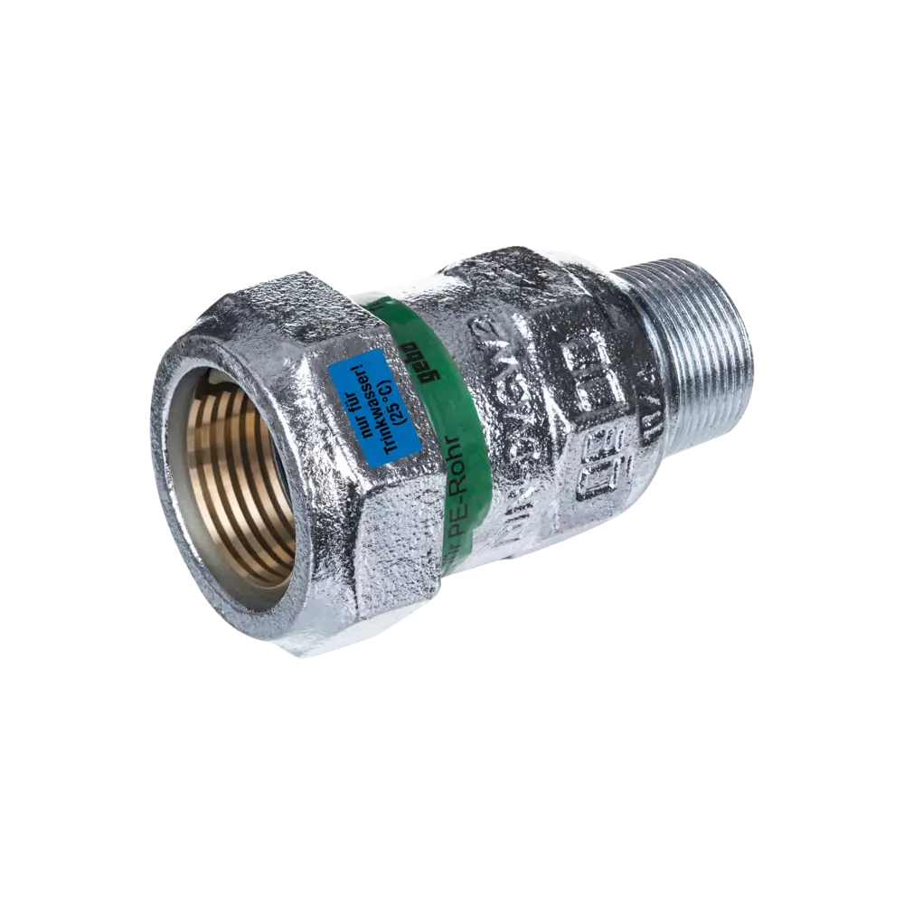 Temperguss Klemmverbinder für PE - Rohr - Typ A - mit EPDM-Dichtung