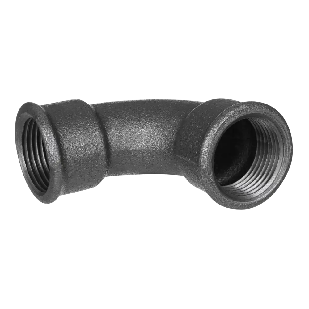Threaded Flag Threaded Fitting black - Type 2A