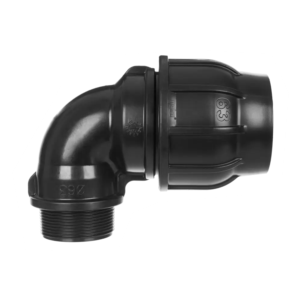 Kunststoffklemmverbinder für Rohraußendurchmesser bis 63 mm