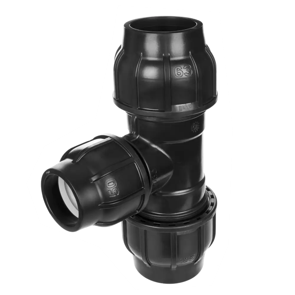 Kunststoffklemmverbinder für Rohraußendurchmesser bis 63 mm