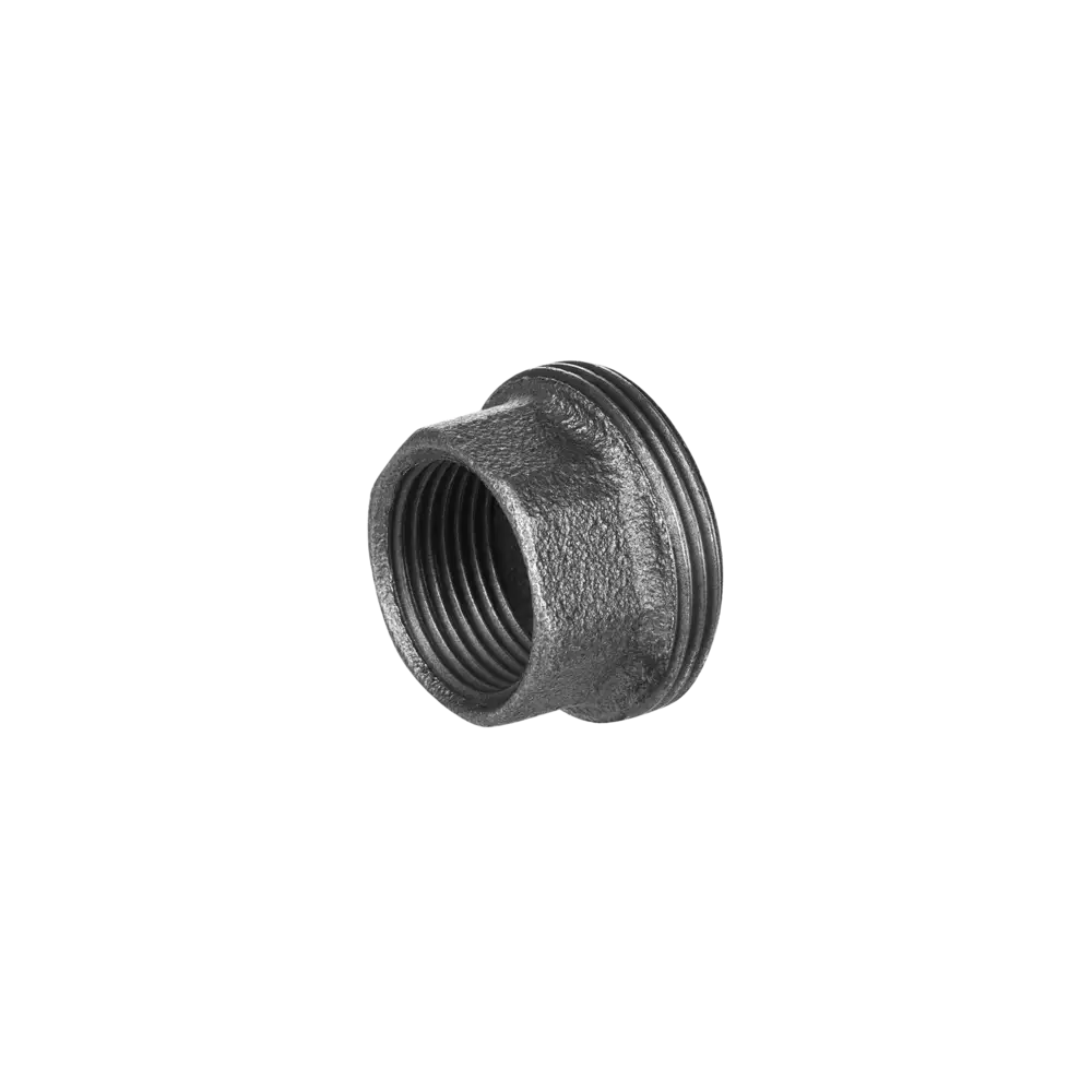 Threaded Flag Threaded Fitting black - Type 370