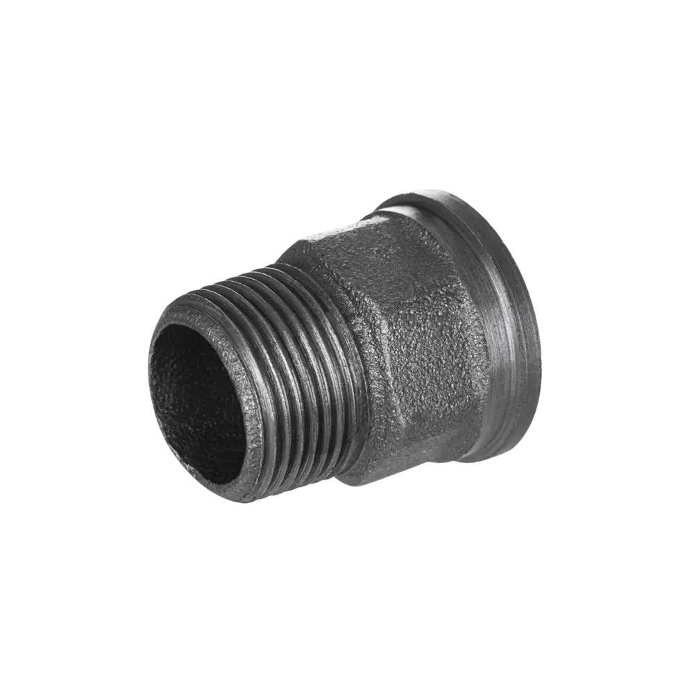 Threaded Flag Threaded Fitting black - Type 371