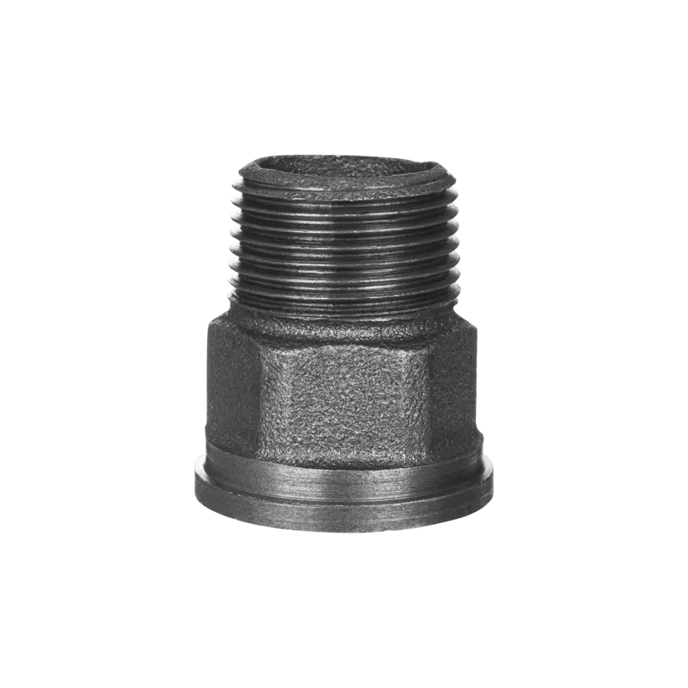 Threaded Flag Threaded Fitting black - Type 371