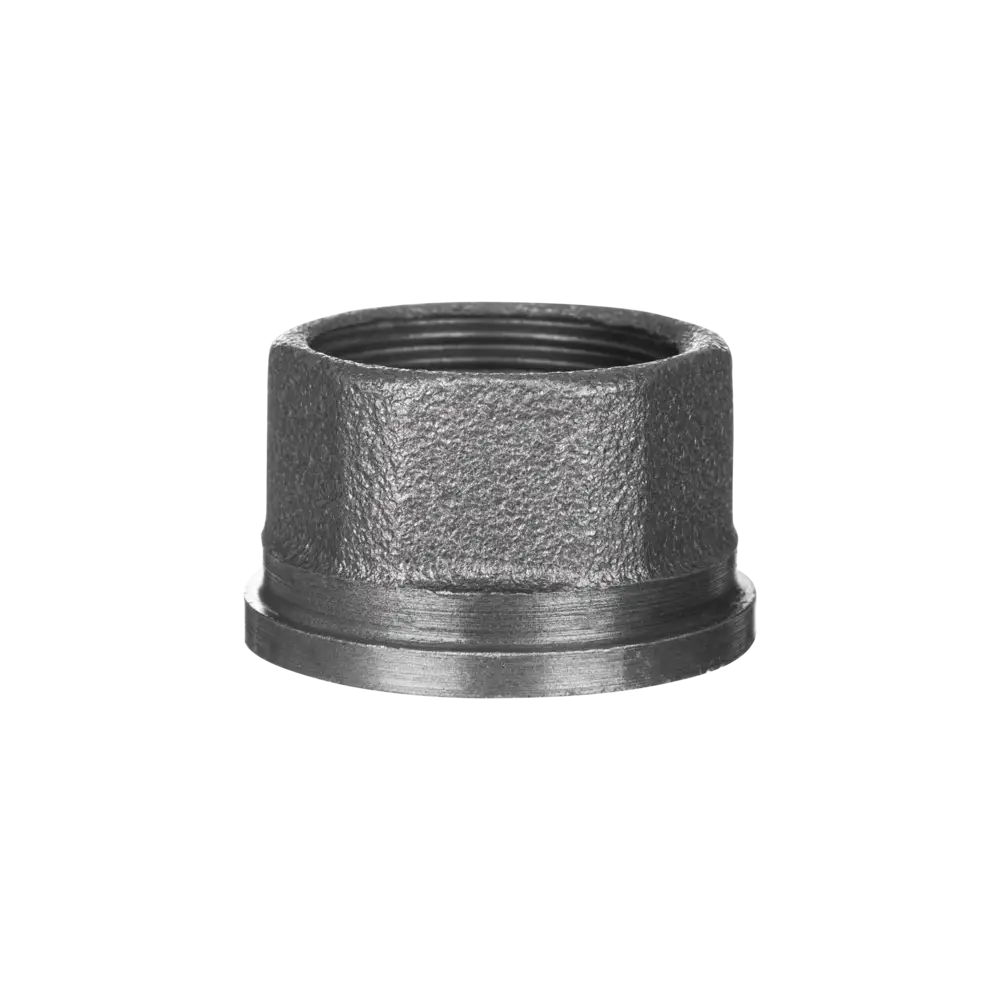 Threaded Flag Threaded Fitting black - Type 372