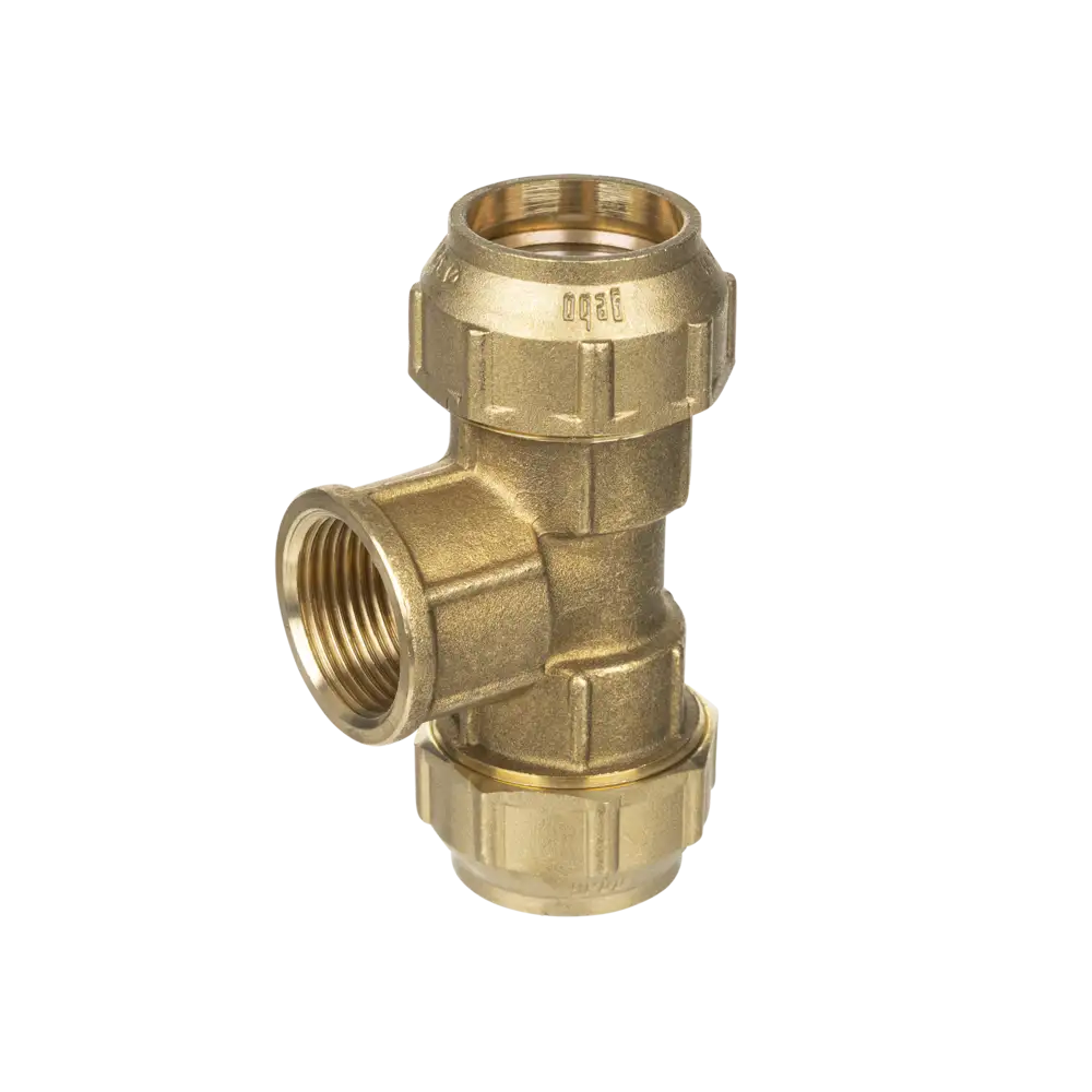 Brass coupling for PE-pipes - Type BTI - with NBR-sealing