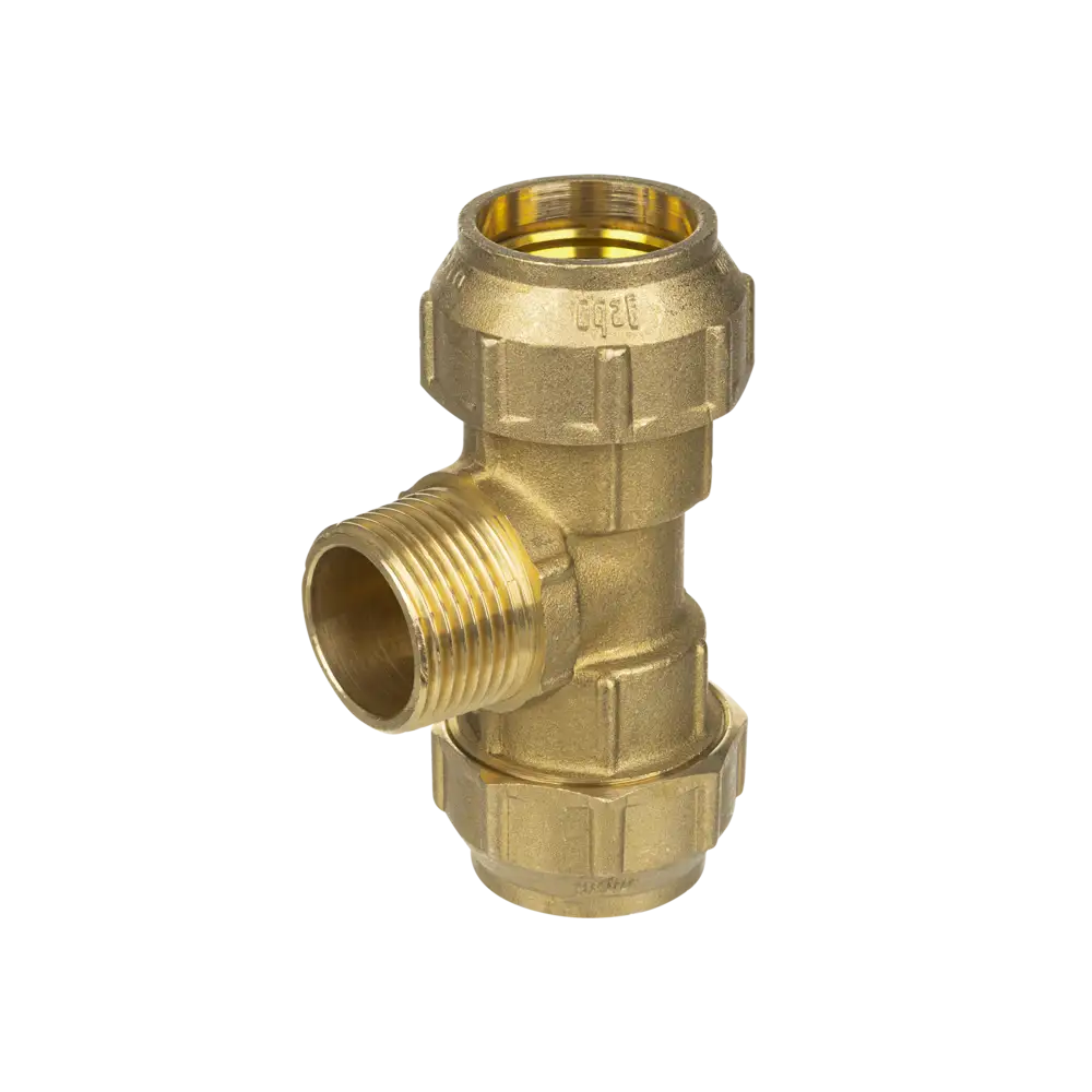 Brass coupling for PE-pipes - Type BTA - with NBR-sealing