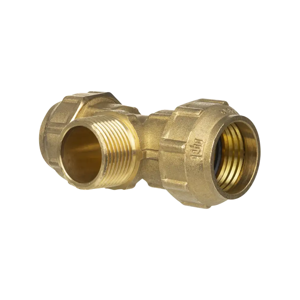 Brass coupling for PE-pipes - Type BTA - with NBR-sealing