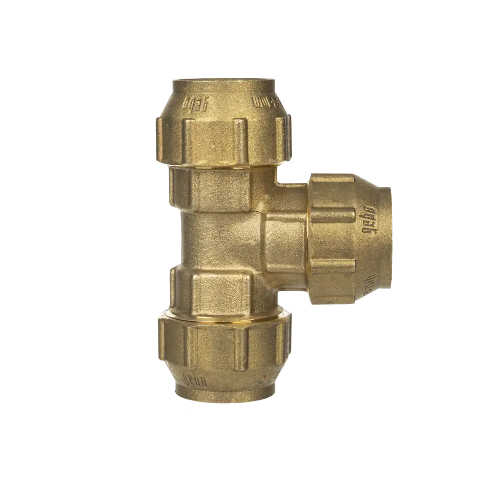 Brass coupling for PE-pipes - Type BTO - with NBR-sealing