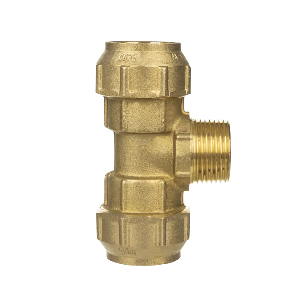 Brass coupling for PE-pipes - Type BTA - with NBR-sealing