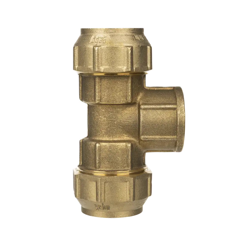 Brass coupling for PE-pipes - Type BTI - with NBR-sealing