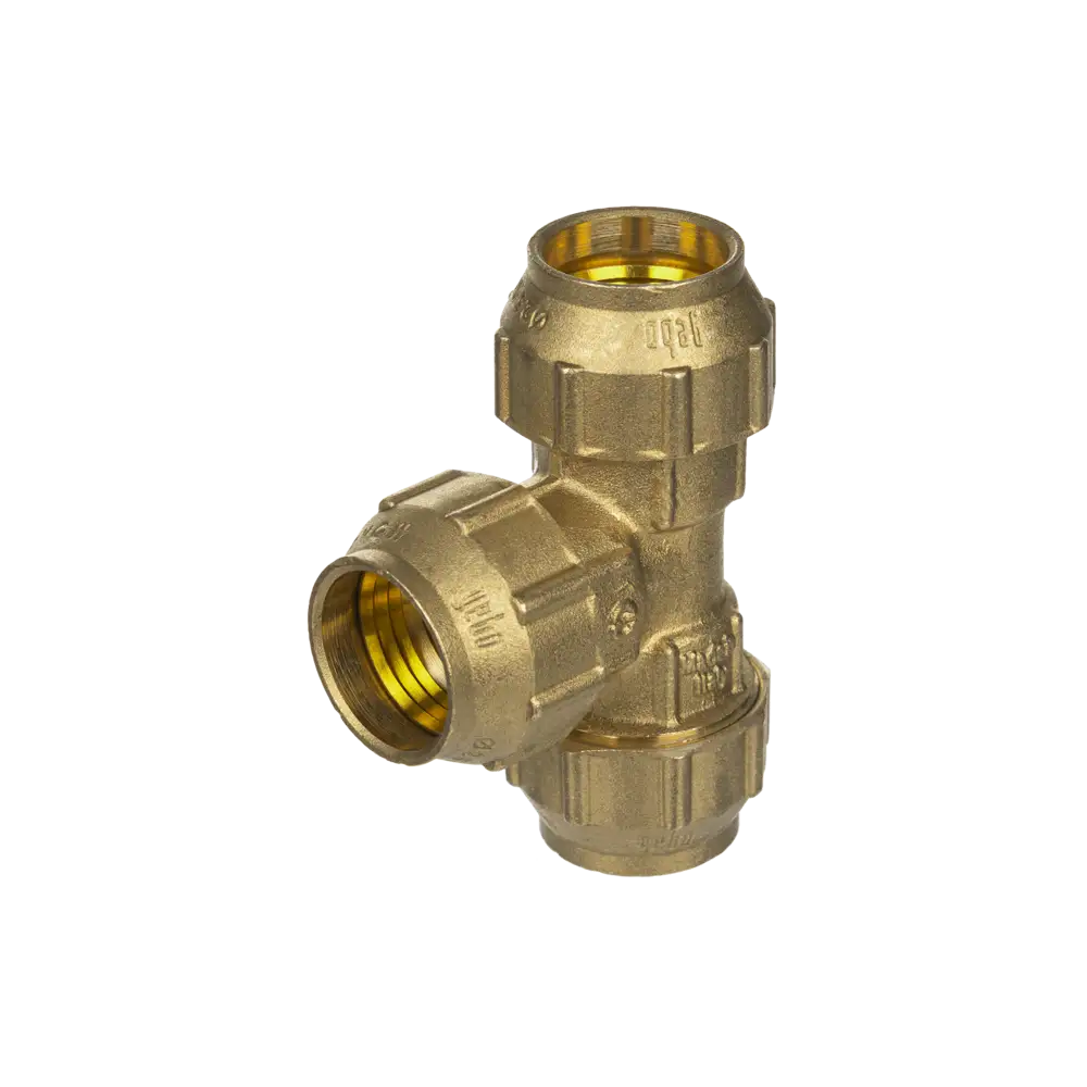 Brass coupling for PE-pipes - Type BTO - with NBR-sealing