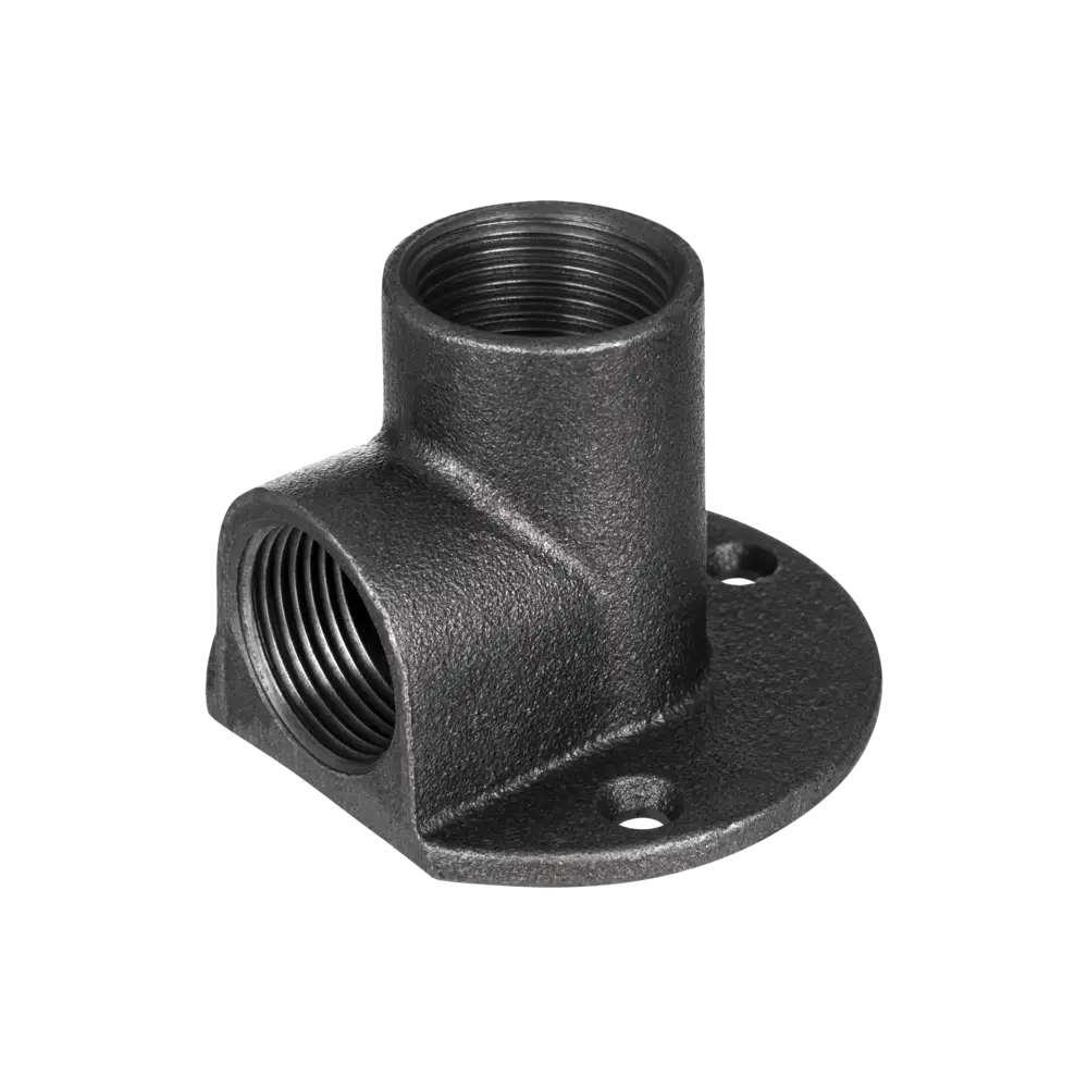 Threaded Flag Threaded Fitting black - Type 471