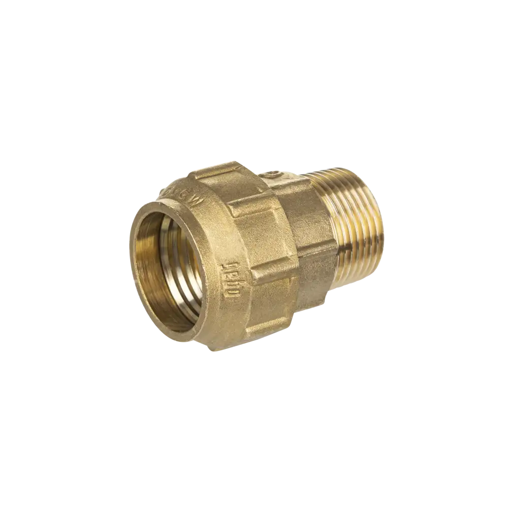 Brass coupling for PE-pipes - Type BA - with NBR-sealing