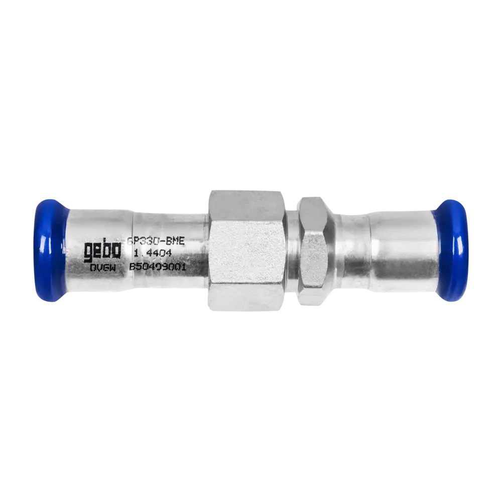 Edelstahl Pressfitting mit M-Kontur