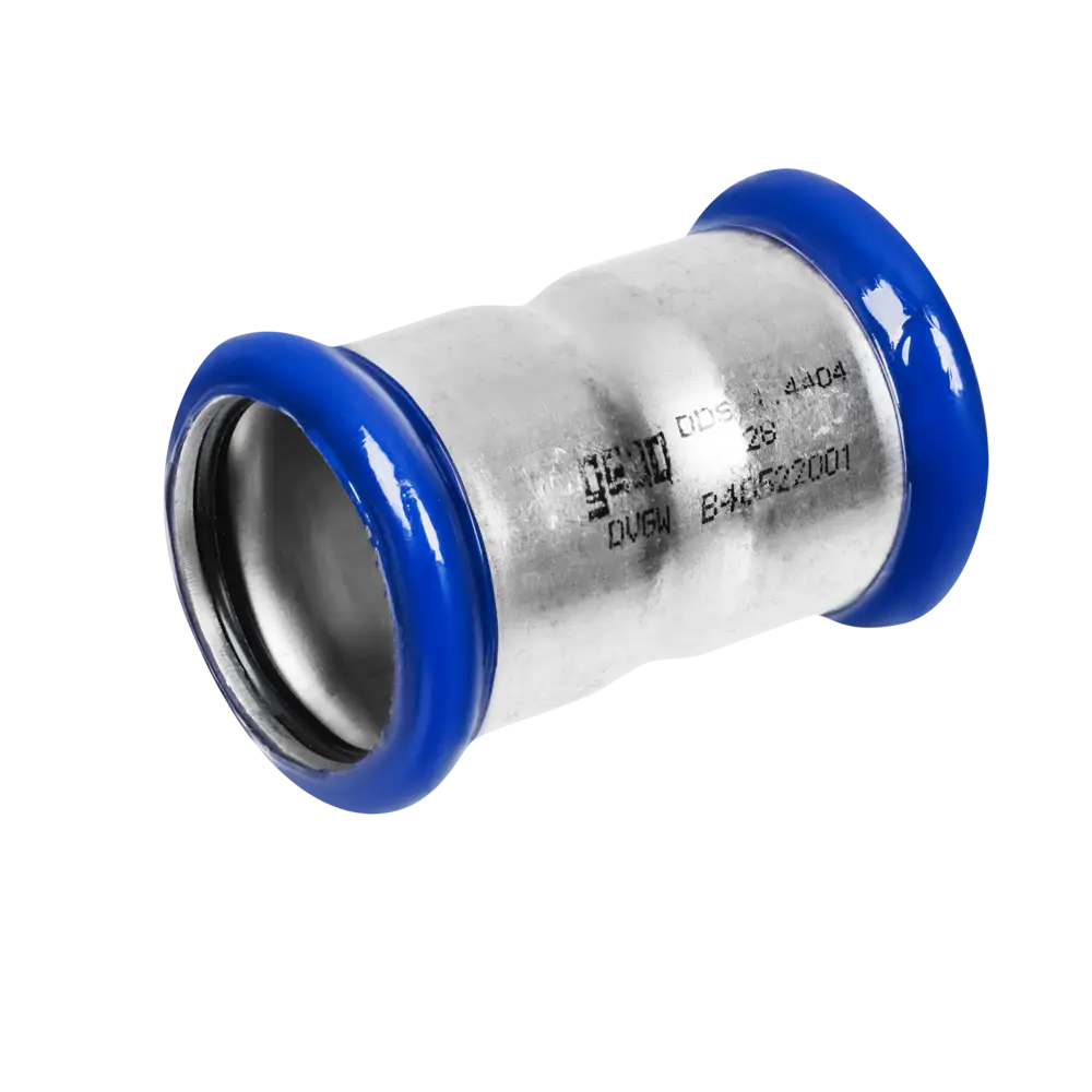 Edelstahl Pressfitting mit M-Kontur