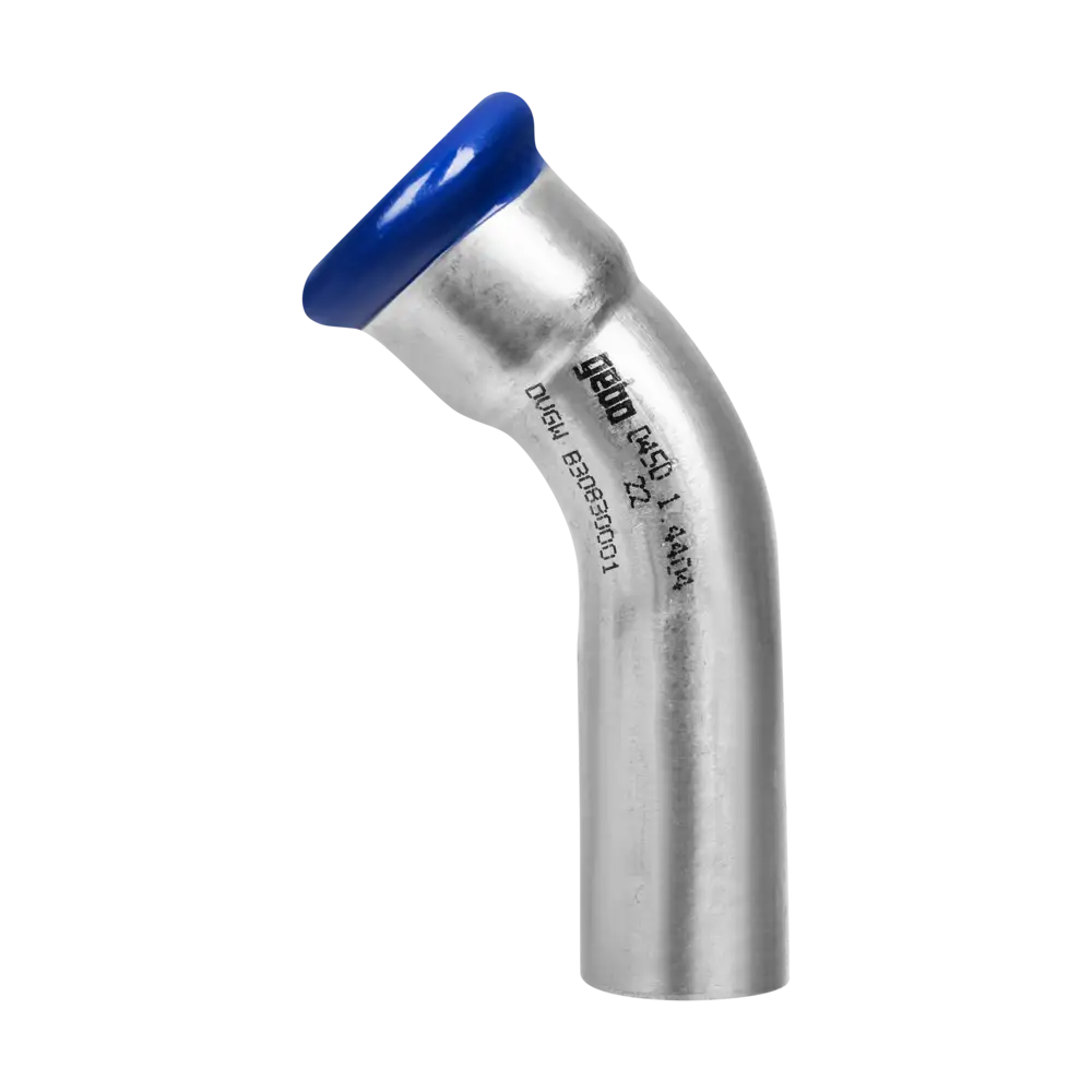 Edelstahl Pressfitting mit M-Kontur