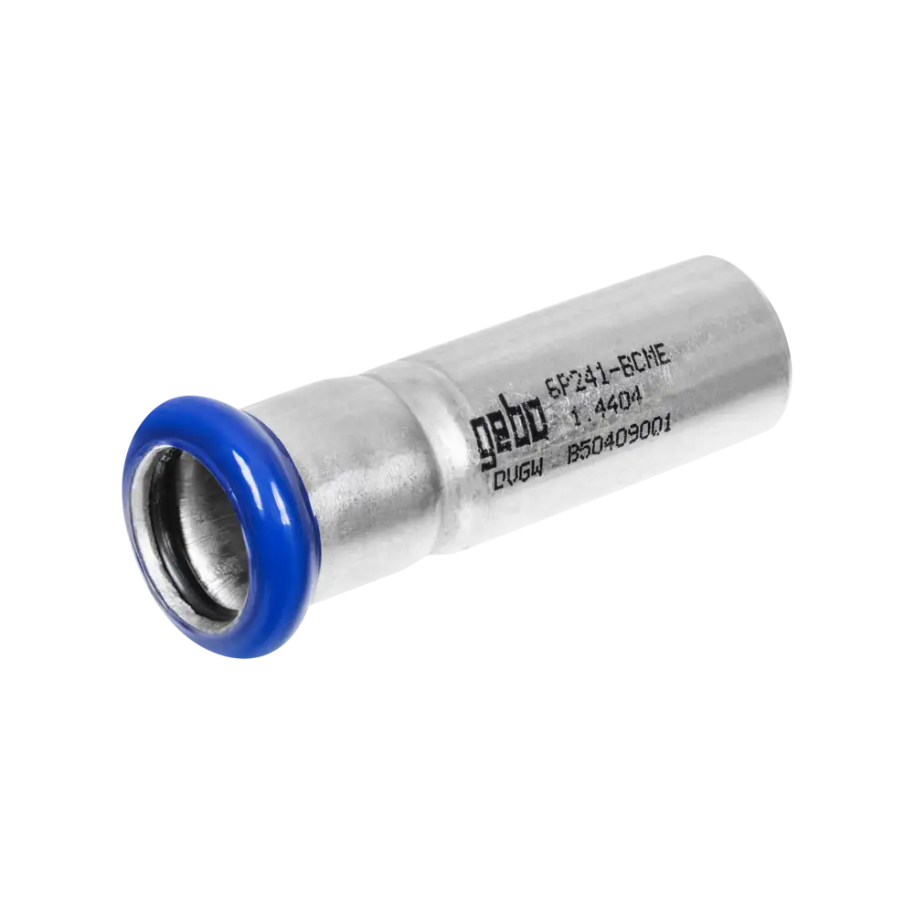 Edelstahl Pressfitting mit M-Kontur
