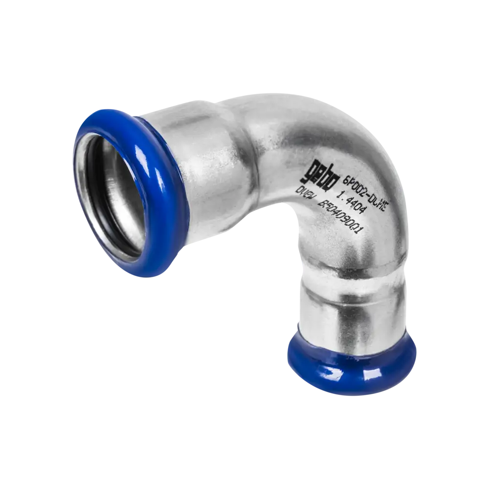 Edelstahl Pressfitting mit M-Kontur