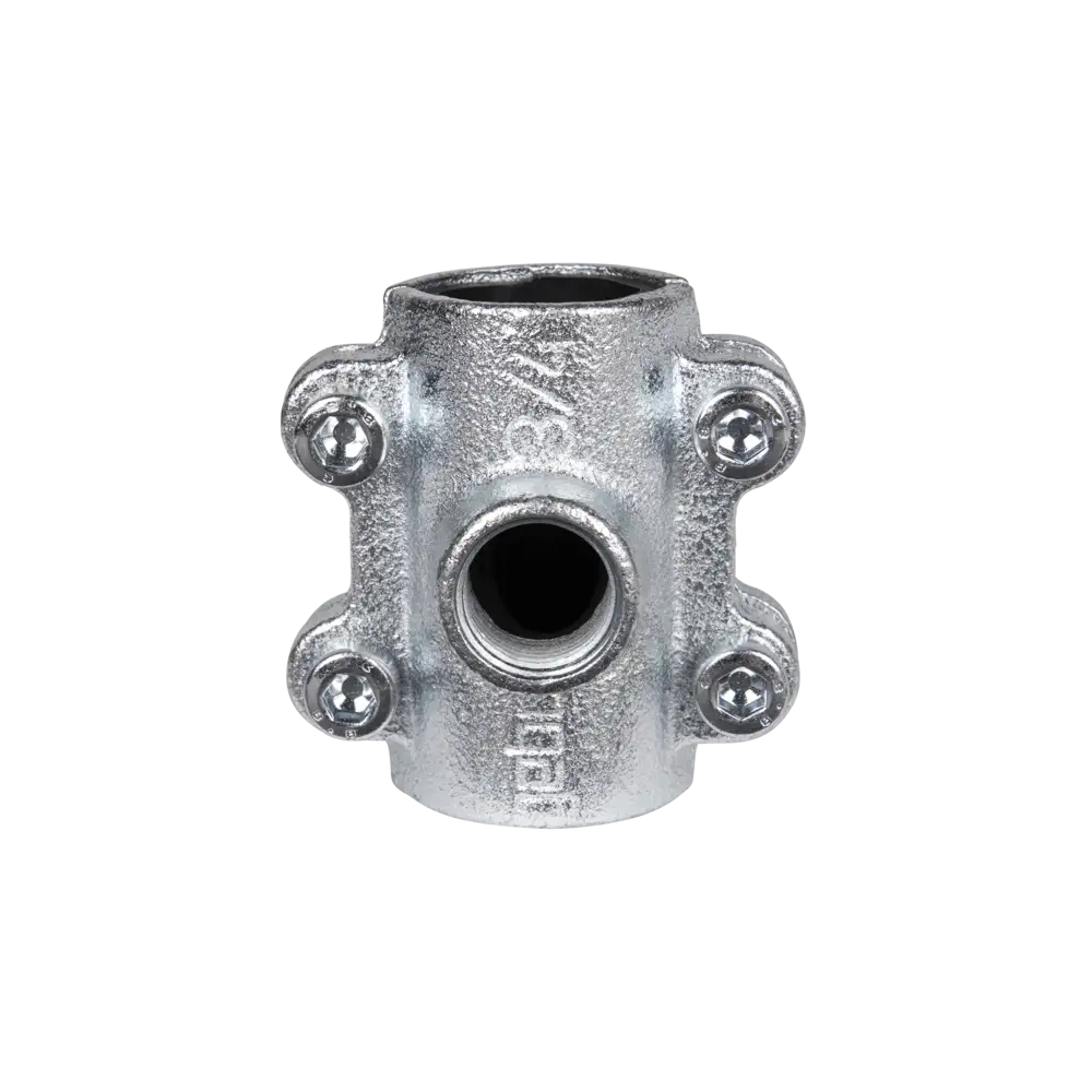 Temperguss Anbohrschelle für Stahlrohr - Typ ANB - mit EPDM-Dichtung