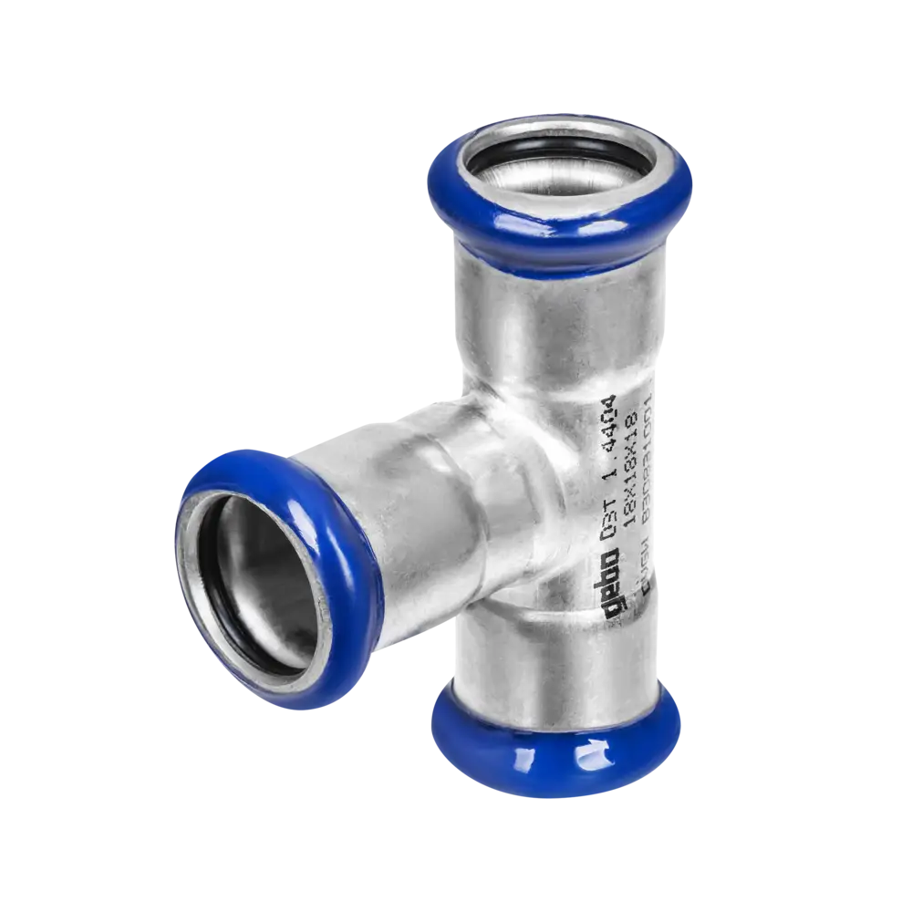 Edelstahl Pressfitting mit M-Kontur