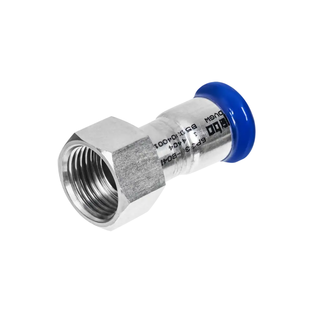 Edelstahl Pressfitting mit M-Kontur