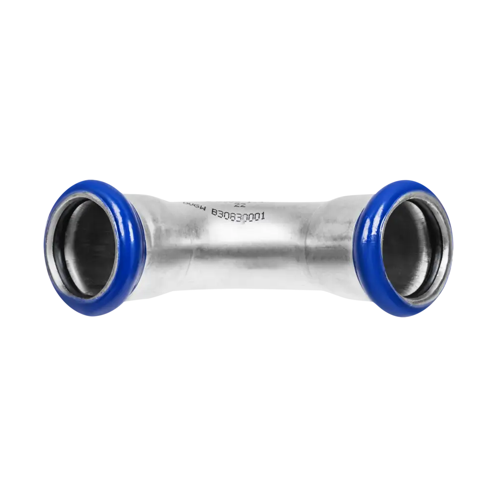 Edelstahl Pressfitting mit M-Kontur