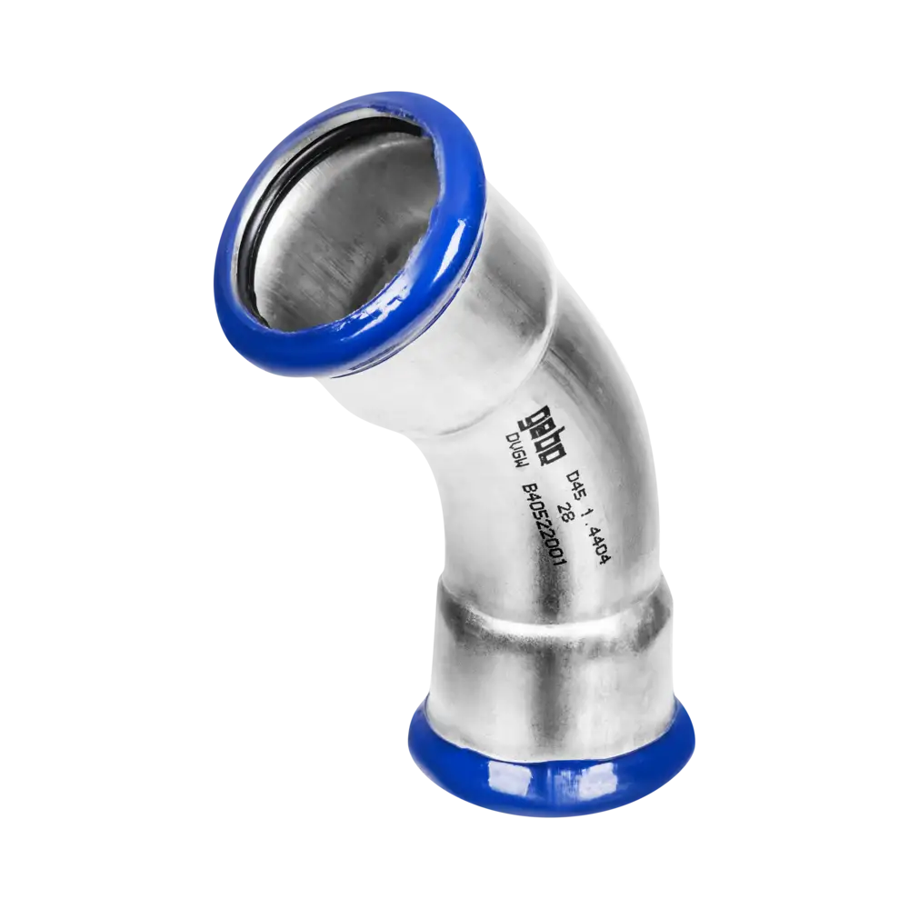 Edelstahl Pressfitting mit M-Kontur
