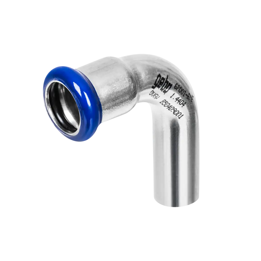 Edelstahl Pressfitting mit M-Kontur