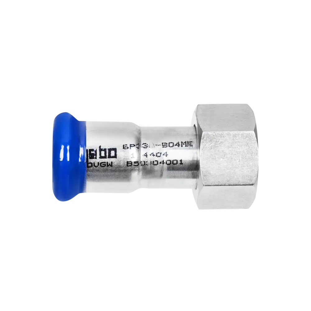 Edelstahl Pressfitting mit M-Kontur