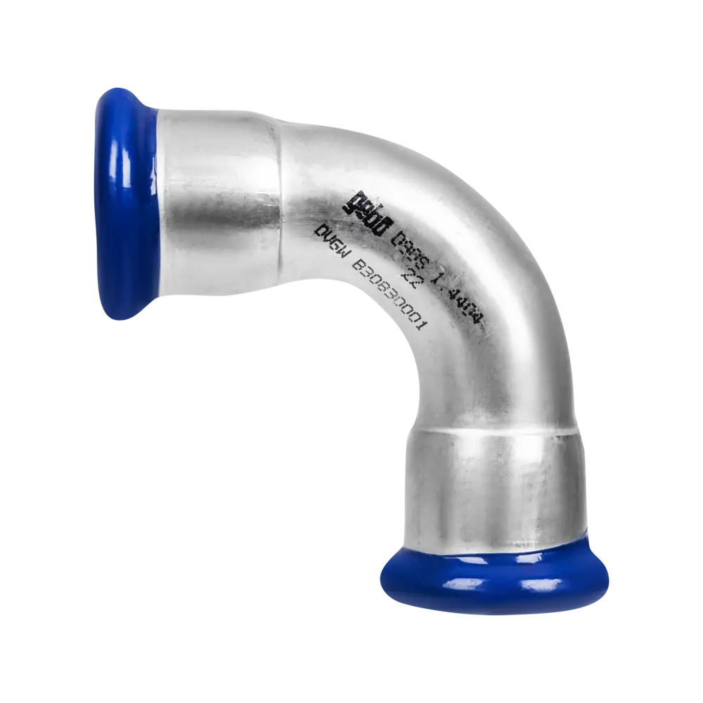 Edelstahl Pressfitting mit M-Kontur