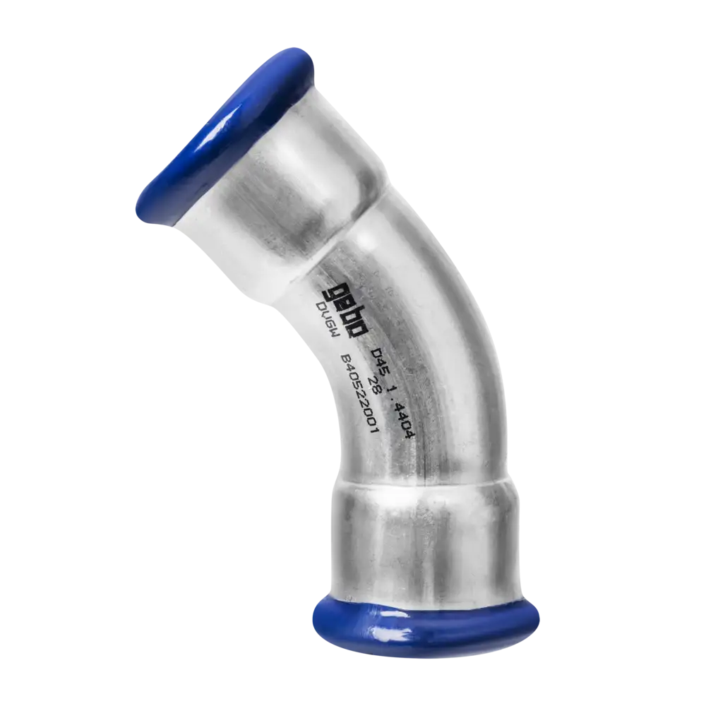 Edelstahl Pressfitting mit M-Kontur