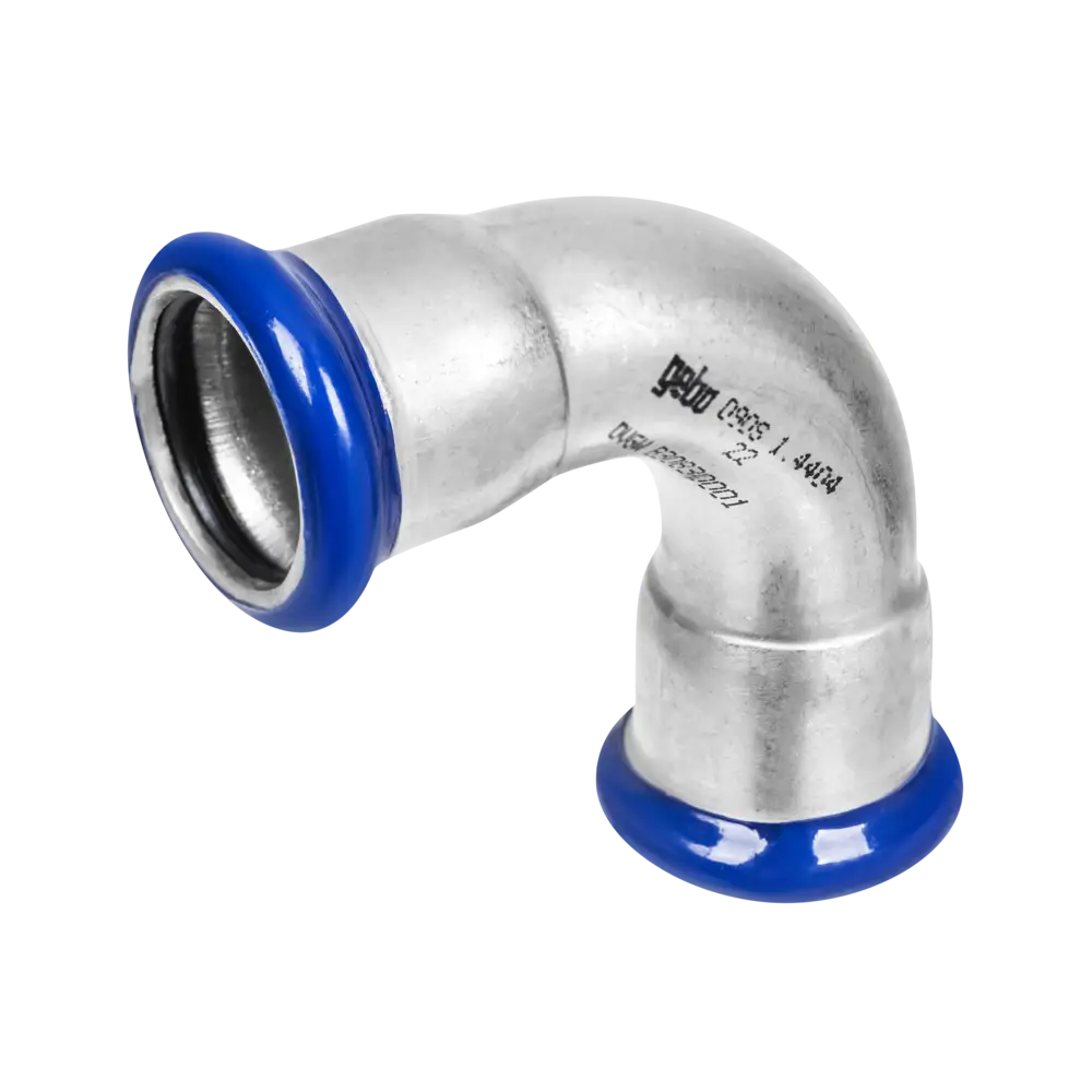 Edelstahl Pressfitting mit M-Kontur