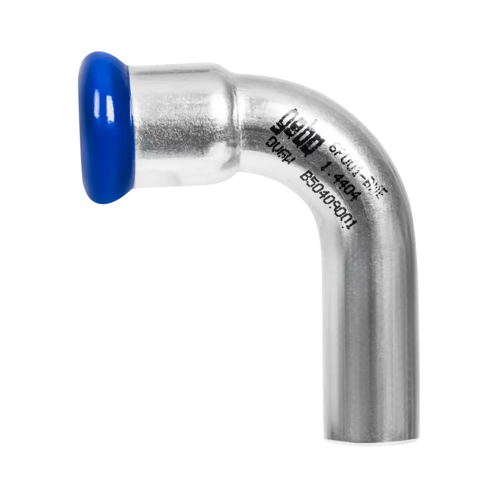 Edelstahl Pressfitting mit M-Kontur