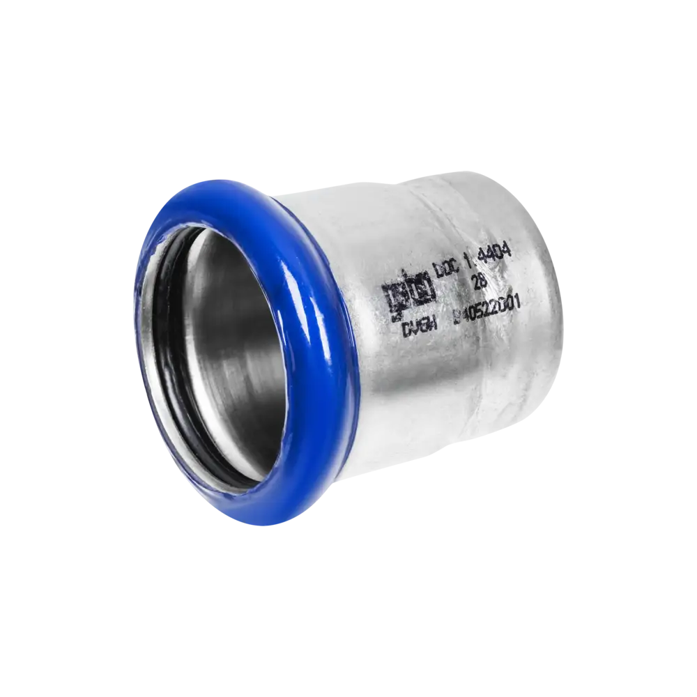 Edelstahl Pressfitting mit M-Kontur