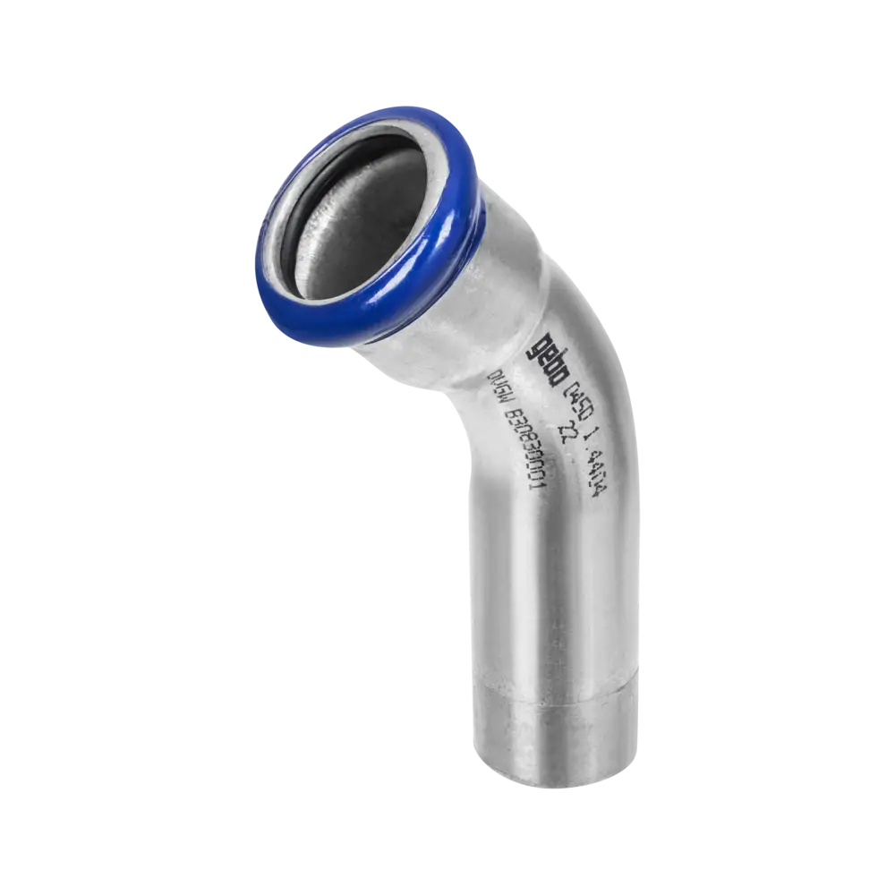Edelstahl Pressfitting mit M-Kontur